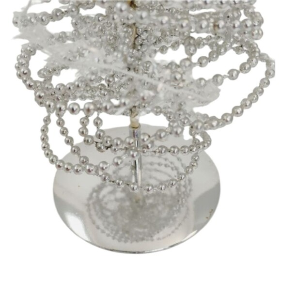 Christmas Tree Beaded Bendable Silver - Picture 7 of 15